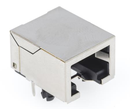 09455511102 HARTING RJ Industrial Series Female RJ45 Connector, Through Hole, Cat5 Right Angle