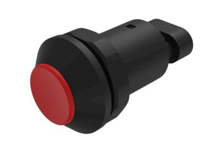 09-RS-1101-2000-M000 EAO Series 09 Series Push Button Switch, Momentary, Panel Mount, 30mm Cutout, 1 NO, 12 → 48V dc, IP67