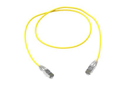 RJ45SPC6A-17-0M-YW HellermannTyton Connectivity RJ45SPC6A, 17 m Ethernet Cable, Yellow Screened