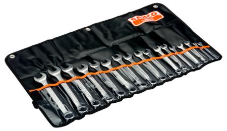 111M/17T Bahco 111M Series 17-Piece Spanner Set, 6, 7, 8, 9, 10, 11, 12, 13, 14, 15, 16, 17, 18, 19, 20, 21, 22 mm