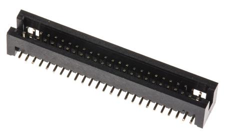 121-6546 RS Pro, 1.27mm Pitch, 50 Way, 2 Row, Straight PCB Header, Surface Mount