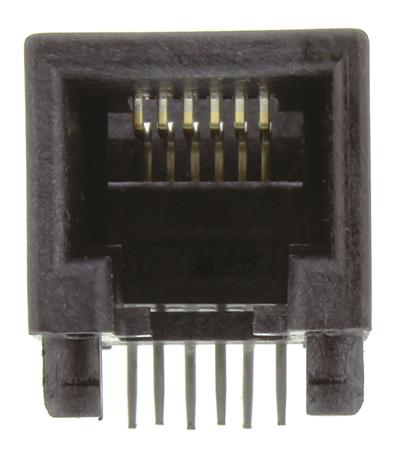 95501-2661 Molex 6P/6C Right Angle Through Hole Female RJ12 UTP RJ12 Connector