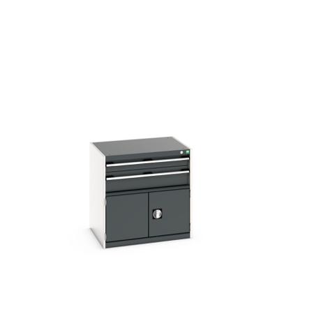 40020021-19V Bott 2 Door, 2 Drawer Sheet Steel Floor Standing Storage Cabinet, 800 X 650 X 800mm