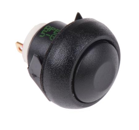 IBR3SAD2 APEM Miniature Push Button Switch, Momentary, Panel Mount, 13.6mm Cutout, SPST, 32V ac, IP67