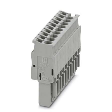 3040342 Phoenix Contact, SP 2.5/10, 10 Way, Pluggable Terminal Block, Plug, Spring Clamp Termination,