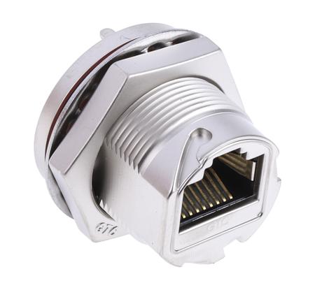 111-6739 RS PRO Female RJ45 Connector, Panel Mount Straight 1 Port