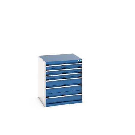40028115-11V Bott 6 Cabinet, Steel, 900mm x 750mm x 800mm, Blue