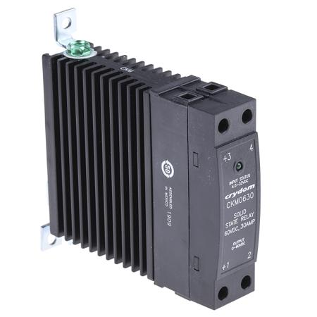 CKM0630 Sensata Crydom  Series Solid State Relay, 30 A Load, DIN Rail Mount, 60 V Load, 32 V Control