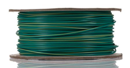 248-3618 RS PRO Green/Yellow 0.5mm² Hook Up Wire, 20 AWG, 1/0.8 mm, 100m, PVC Insulation