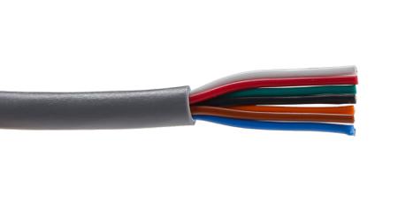 1177C SL005 Alpha Wire Alpha Essentials Communication & Control Control Cable, 7 Cores, 0.35 mm² 22 AWG, Unscreened, 30 m, Grey