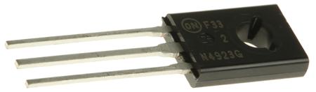 2N4923G onsemi  NPN Transistor, 1 A, 80 V, 3-Pin TO-225