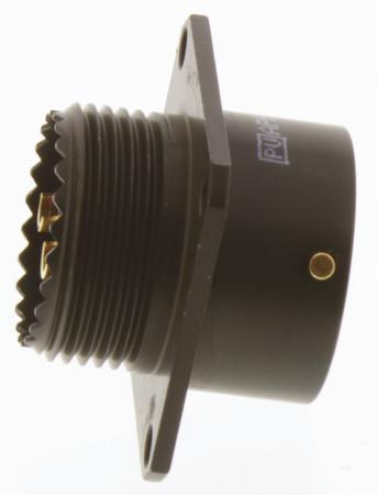 62GB-50T14-02SN Amphenol, 62GB 2 Way Flange Mount MIL Spec Circular Connector Receptacle, Socket Contacts,Shell Size 14, Bayonet