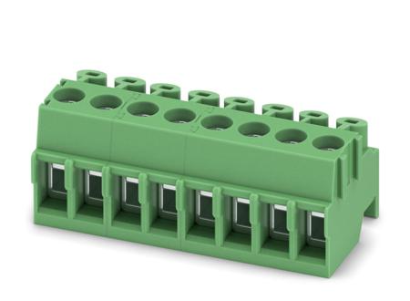 1984374 Phoenix Contact, 3.5mm Pitch, PT 1.5/ 8-PH-3.5, 8 Way, Pluggable Terminal Block, Plug, Screw Termination,