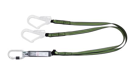 FA3040018 KRATOS SAFETY 1.8m Safety Rope Lanyard Screw Karabiner