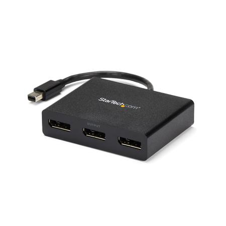 MSTMDP123DP StarTech.com 3 port Mini DisplayPort to DisplayPort Adapter, 190mm - 4K