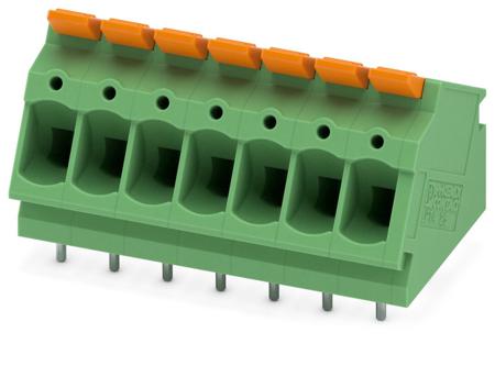 1190368 Phoenix Contact PCB Terminal Block, 7-Contact, 5mm Pitch, Through Hole Mount, 1-Row