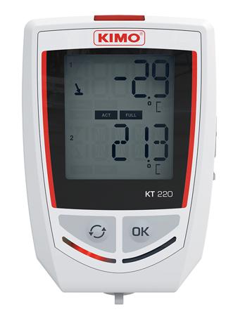 KT220-O KIMO  Temperature & Humidity Temperature Monitor, USB, 3 Input Channel(s) - SYS Calibration