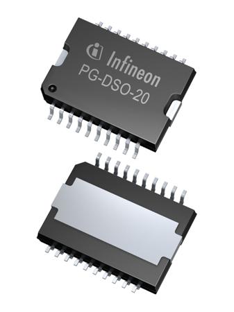 BTS712N1XUMA1 Infineon , QuadHigh Side Power Switch IC