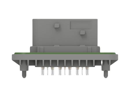 2-2378191-1 TE Connectivity 2-23781 Series Vertical Panel Mount PCB Header, 15 Contact(s), 6mm Pitch, 2 Row(s), Shrouded