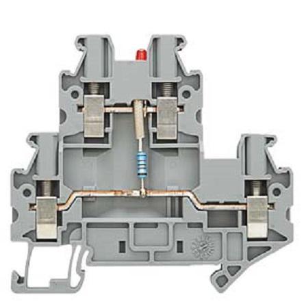 8WH1020-5JF30 Siemens 8WH Series Grey Din Rail Terminal, 2.5mm², 2-Level, Screw Termination, CSA