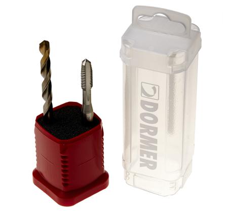L000E500M8NO2XA002 Dormer Tap & Drill Set HSS 2-Piece Metric Standard Hand Tap M8 Thread