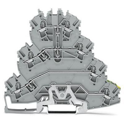 2002-4157 WAGO TOPJOB S Series Multi Level Terminal Block, 2.5mm², 4-Level, Push In Termination, ATEX, CSA, IECEx