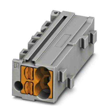 3270436 Phoenix Contact PTMC Series PTMC 1,5-2 /OG Pluggable Terminal Block, 17.5A, 14 → 26 AWG Wire, Push In Termination