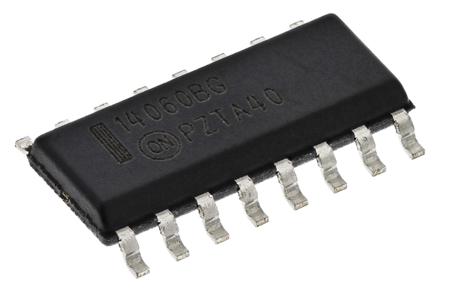 MC14060BDG onsemi  14-stage Surface Mount Binary Counter, 16-Pin SOIC