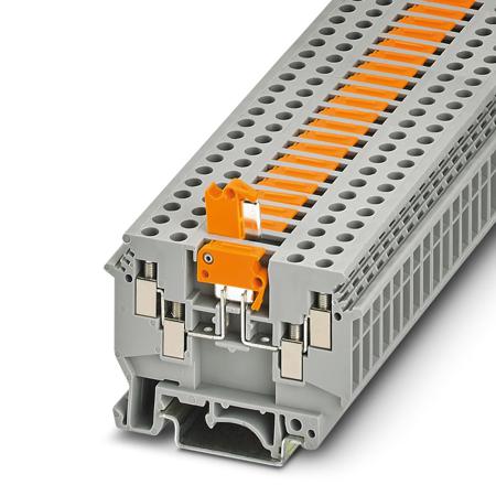 2776044 Phoenix Contact  UDK 4-MTK-P/P MITSPERRE Series Grey, 4mm², 1-Level, Screw Termination