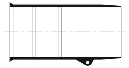 202K174-3-42-0 TE Connectivity Straight Cable Boot, Modified Polyolefin Adhesive Lined, 60mm