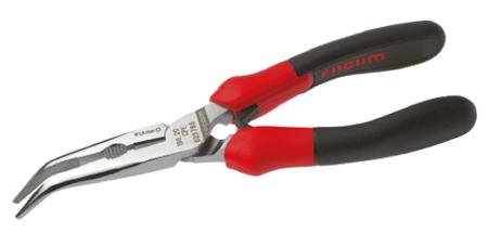 195A.20CPE Facom 195.A Long Nose Pliers, 200 mm Overall, Bent Tip, 69mm Jaw