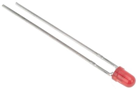 L-934ID Kingbright2 V Red LED 3mm Through Hole,