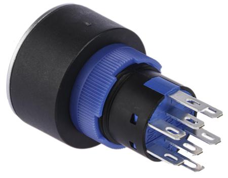 175-8247 2 Poles + Lock + Yellow LED 24V