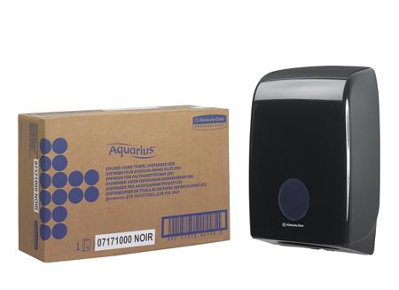 7171 Kimberly Clark ABS Black Paper Towel Dispenser, 265mm x 136mm x 399mm