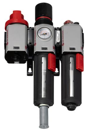 BL82-201G Norgren G 1/4 Filter Regulator Lubricator, Automatic Drain, 40μm Filtration Size