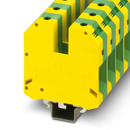 3048195 Phoenix Contact  USLKG 95 B Series Green, Yellow, 95mm², 1-Level, Screw Termination