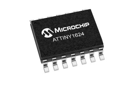 ATTINY1624-SSU Microchip , 8bit AVR Microcontroller, ATtiny1624, 20MHz, 16 kB Flash, 14-Pin SOIC14