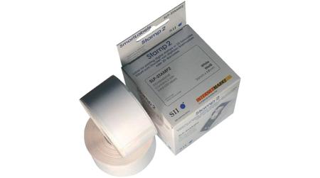 SLP-STAMP2 Seiko Instruments SLP White Label Roll, 36mm Width, 67mm Height, 1000Per Pack Qty
