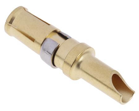 251-554 RS Pro Female Solder D-Sub Connector Power Contact, Gold over Nickel Plated Power, 12 AWG