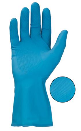 G971-M RS PRO Blue Nitrile Chemical Resistant Gloves, Size 8, Medium