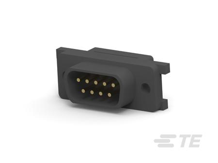 1658611-4 TE Connectivity AMPLIMITE 9 Way Vertical Cable Mount D-sub Connector Plug, 2.77mm Pitch, with 4-40 UNC