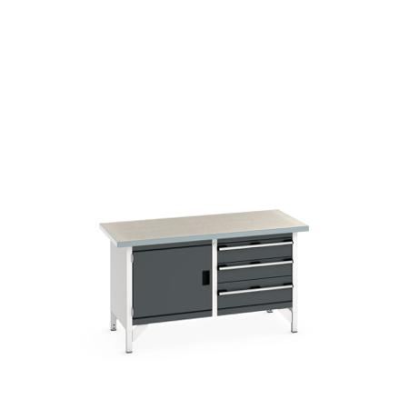 41002027-19V Bott 41002027.19V Sheet Steel Workbench, 840mm x 750mm x 1500mm