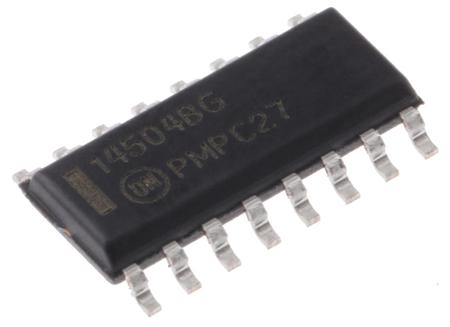 MC14504BDR2G onsemi , Logic Level Translator Level Translator CMOS, TTL to CMOS, 16-Pin SOIC