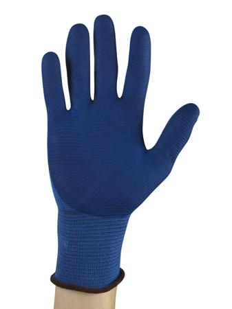 11818100 Ansell HyFlex 11-818 Blue Nylon, Spandex General Purpose Work Gloves, Size 10, Large, Nitrile Foam Coating