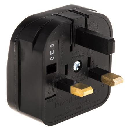ECP-BR-5A PowerConnections Europe to UK Mains Connector Converter, Rated At 5A