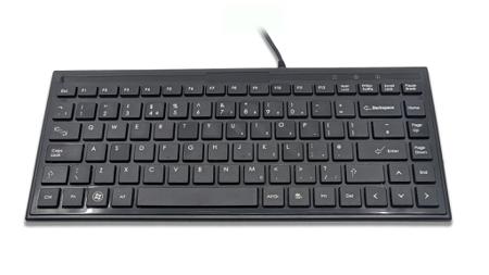 KYBAC395-USBBLK Ceratech  Wired USB Compact Keyboard, QWERTY (UK), Black