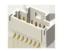 T1M-02-F-SV-L-P Samtec T1M Series Straight Surface PCB Header, 2 Contact(s), 1 mm Pitch, 1 Row, Shrouded