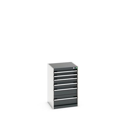40010117.19V Bott 6 Cabinet, Steel, 800mm x 525mm x 525mm, Anthracite Grey, Light Grey