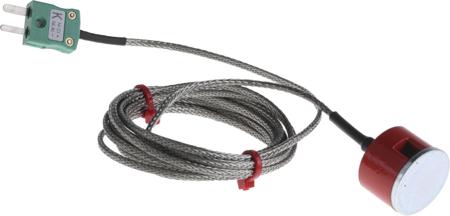 762-1115 RS PRO Type K Button Magnet Thermocouple 2m Length, 4.5mm Diameter → +250°C