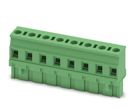 1832581 Phoenix Contact, 7.62mm Pitch, GMVSTBR 2.5/ 8-ST-7.62, 8 Way, Right Angle, Pluggable Terminal Block, Plug, Cable Mount,